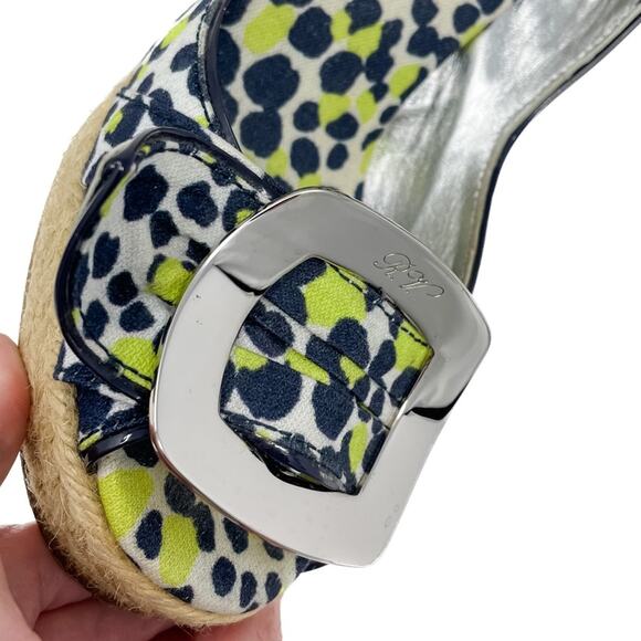 Roger Vivier Cordella Espadrille Wedge Slingback Sandals size 38 / US7-7.5 - Picture 12 of 16